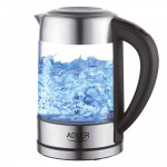Adler AD 1247 Hervidor Agua Eléctrico, 1,7 L, Jarra Cristal, Regulador  Temperatura, Resistencia Oculta, 2200, Transparente - Conforama