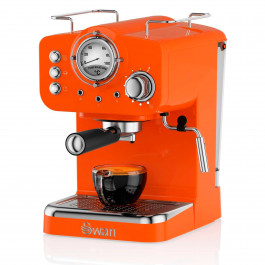 Swan Retro Sk22110 Bn Cafetera Express Para Espresso Y Cappucino