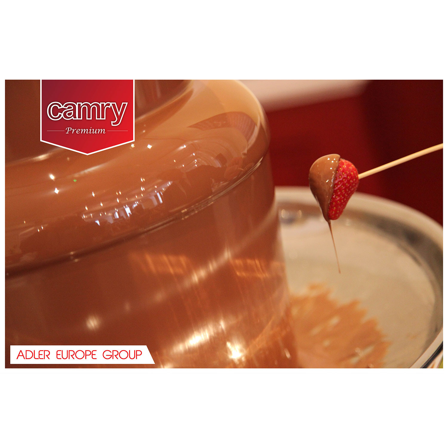 Fuente de chocolate - CAMRY CR 4457, Fuente Chocolate Eléctrica, Cascada 3  Niveles, Capacidad 0,5 Kg Chocolate, 60º C
