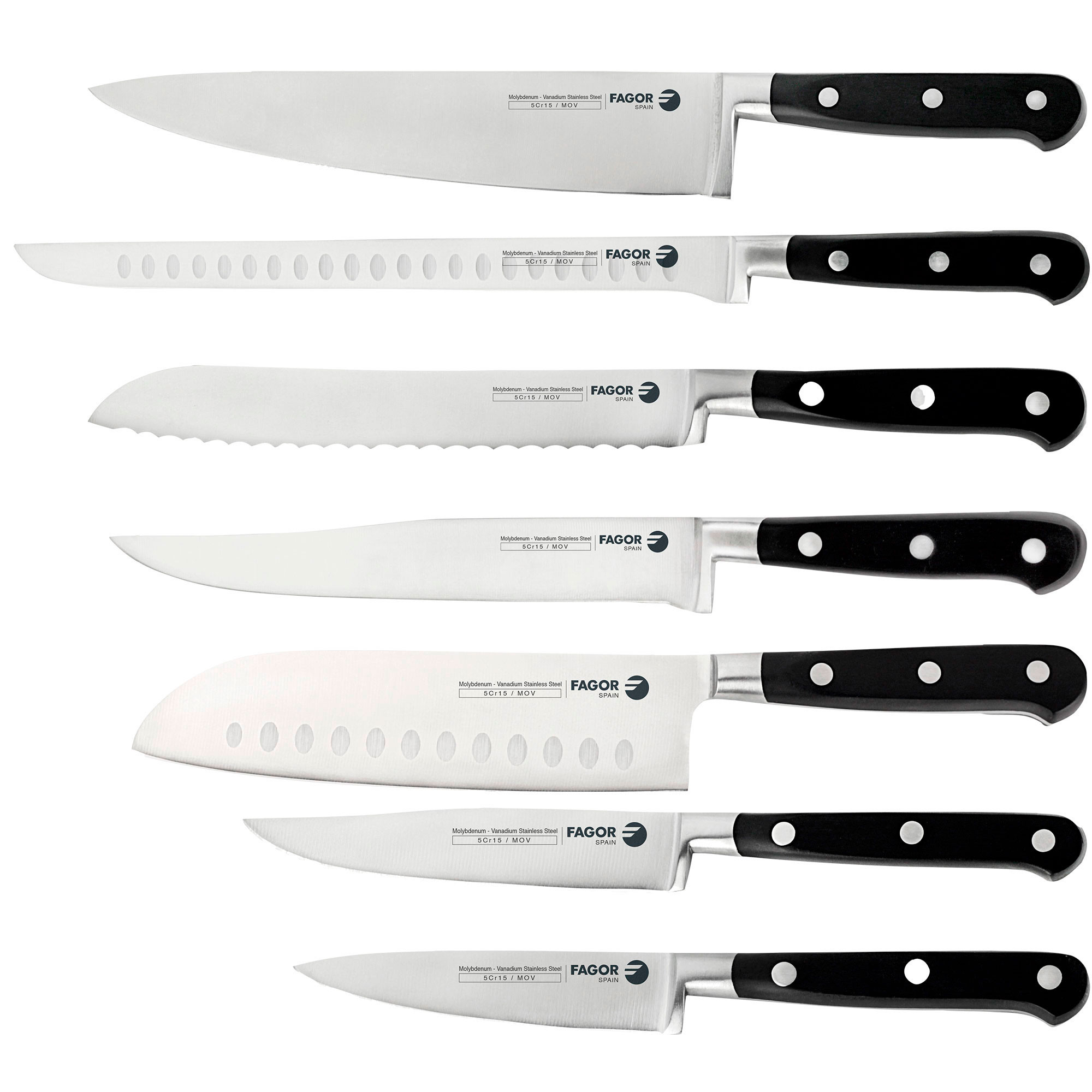  Juego de cuchillos de chef profesional, multifunción, para el  hogar, cocina, corte de corte, 8 unidades : Hogar y Cocina