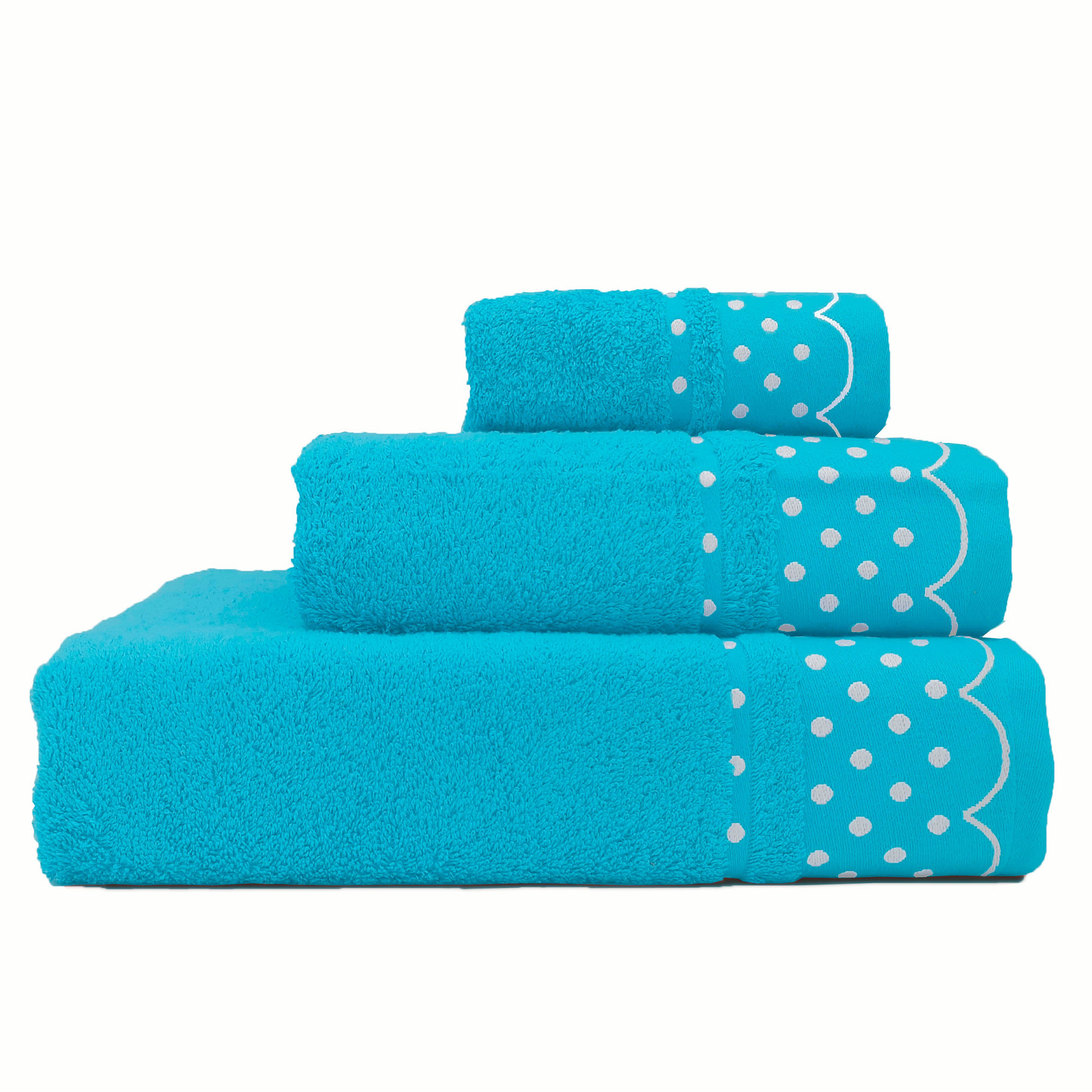Toallas de baño azul petroleo, toallas de Portugal