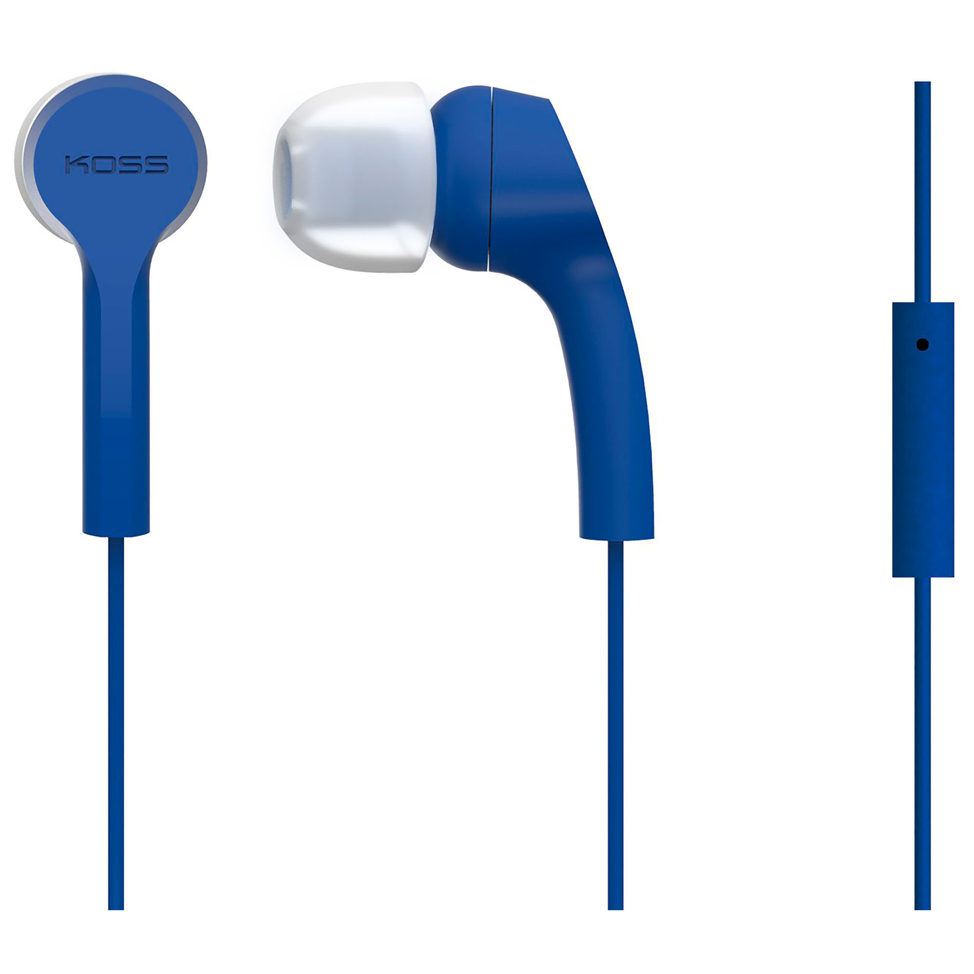 Koss CS100i Auriculares con Cable y Micrófono con Cancelación Ruido, Cascos  de Diadema Ajustables On Ear