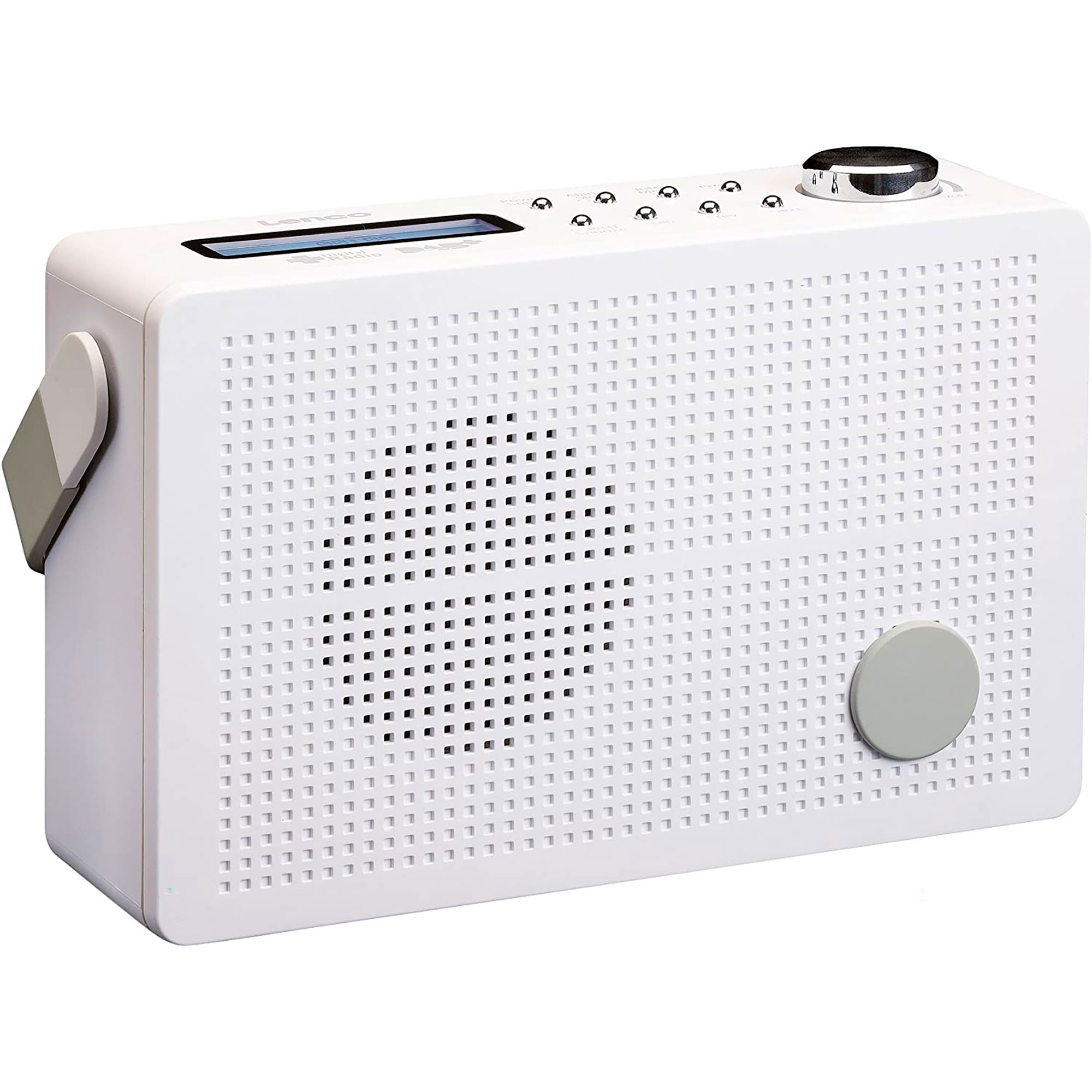 Radio digital portátil con reloj HANDY mini blanco SCHNEIDER