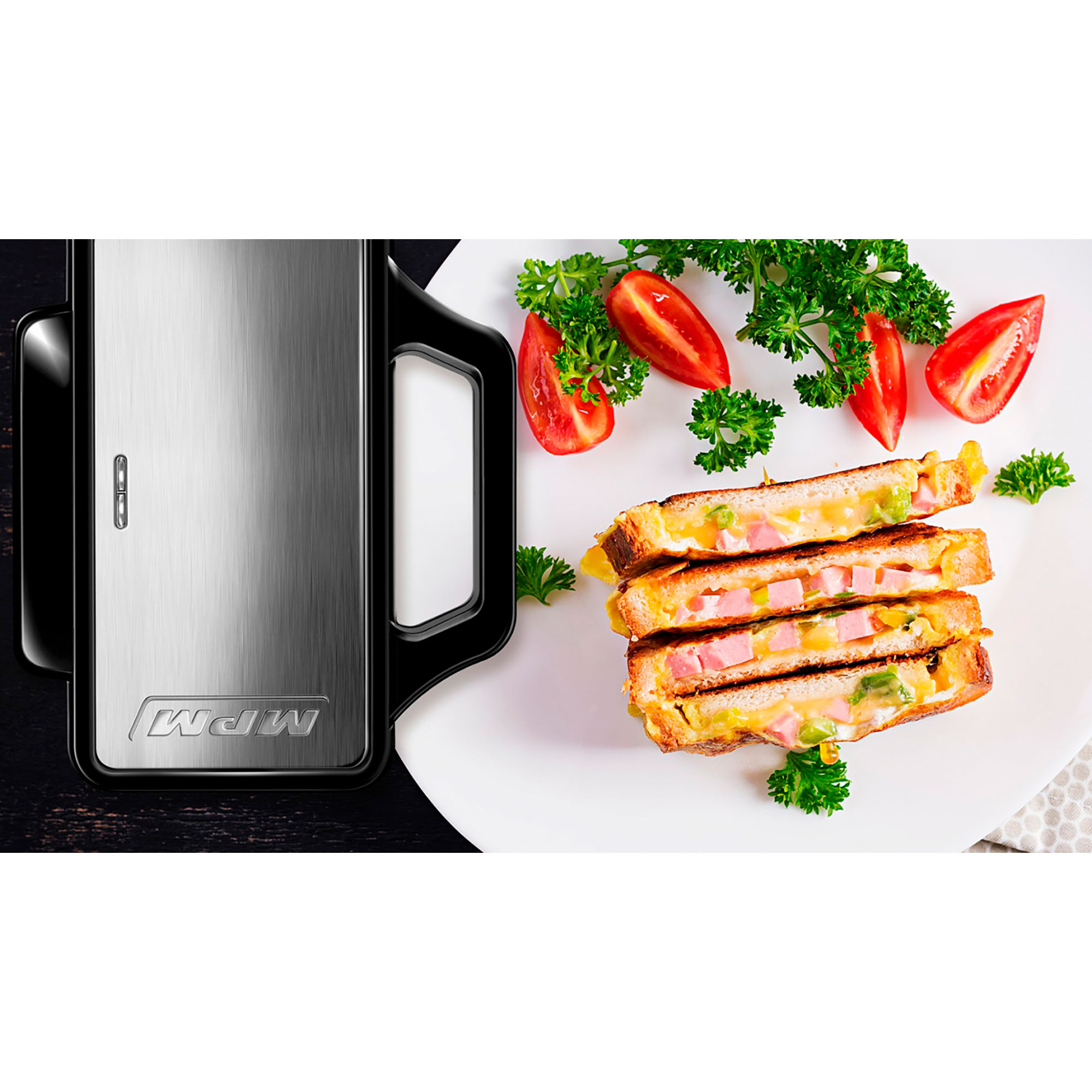 Sandwichera 4 Sandwiches Triangulares, Placas Antiadherentes, Termostato,  Acero Inox., Compacta Acero Inoxidable / Negro 900w Mpm Mop-45m con Ofertas  en Carrefour