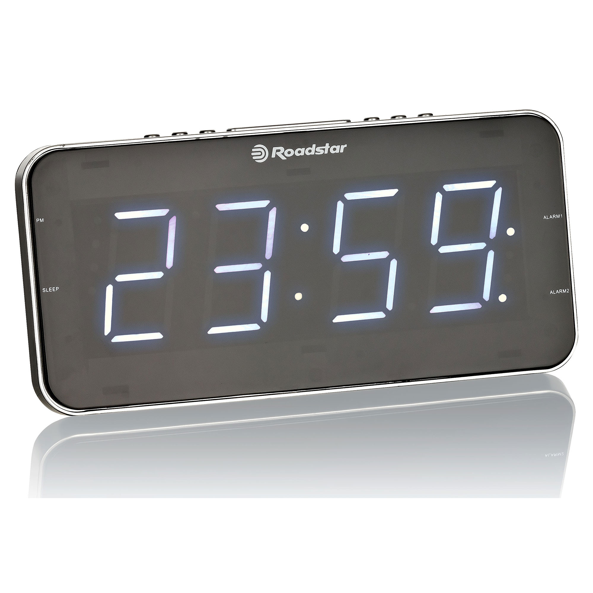 Radio Reloj con Alarma Dual, Reloj Despertador Digital con 2