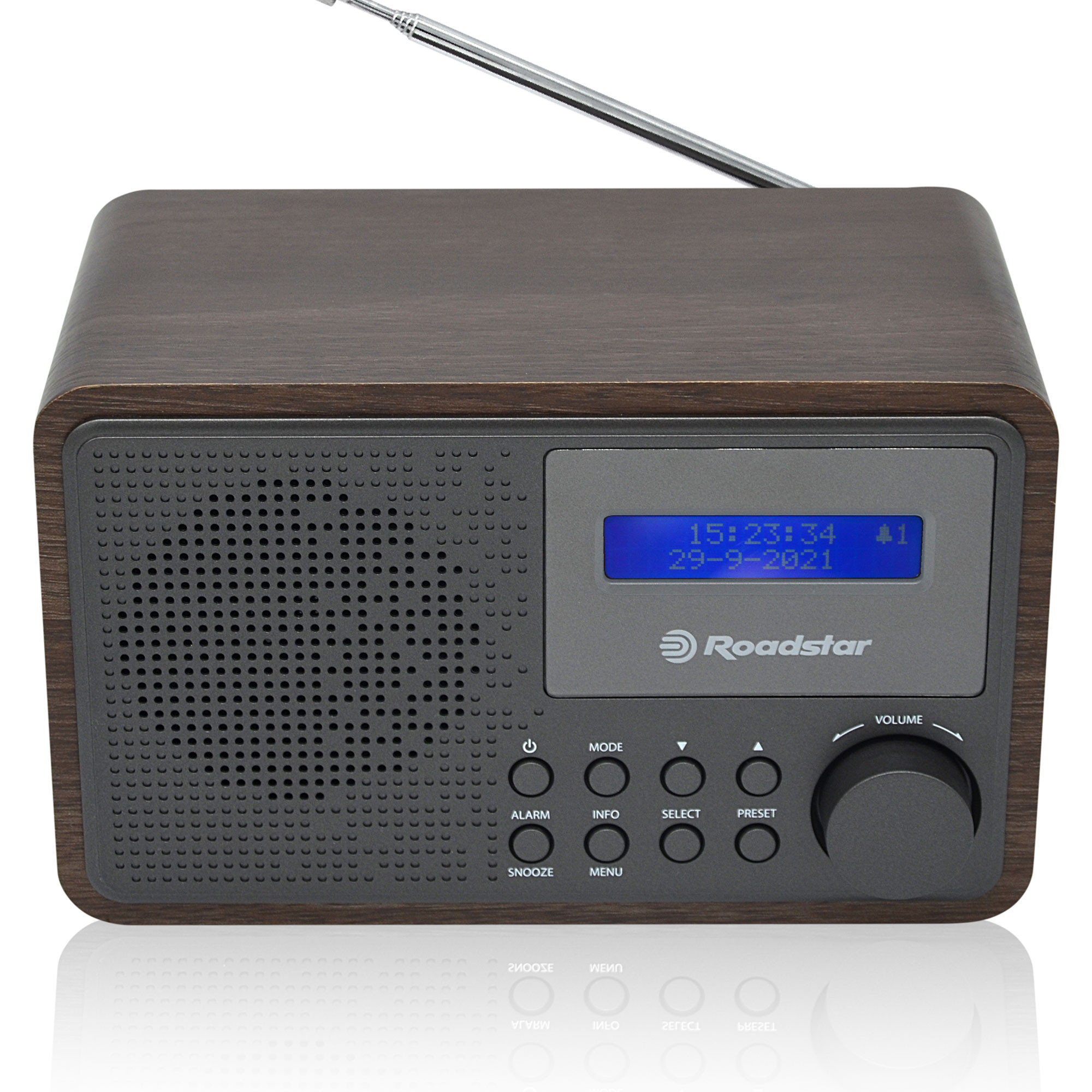 Roadstar RCR-4635UMP/RD Radio CD Portátil Cassette, Radio Digital