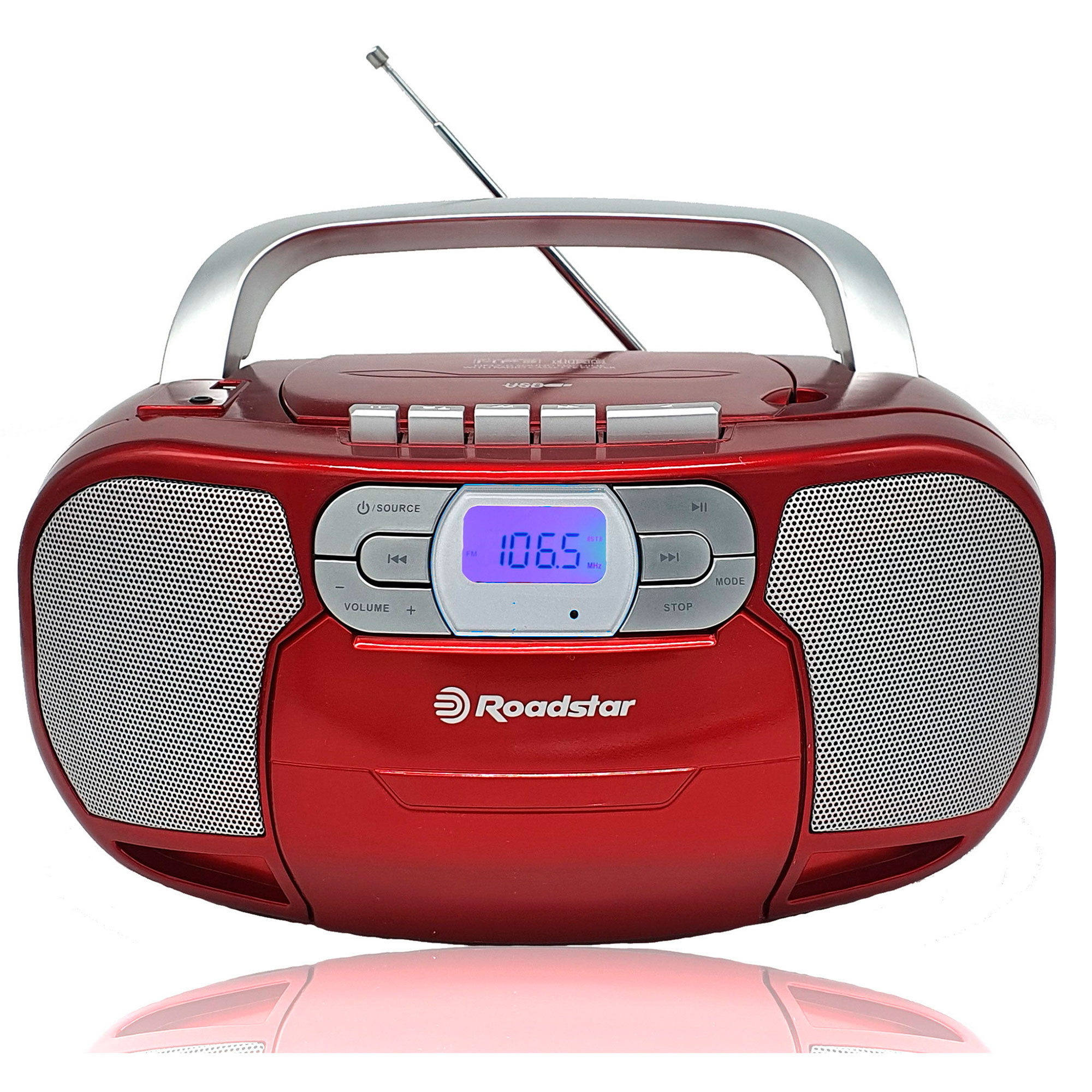 Reproductor De Cd Bluetooth Audio Portátil Para El Hogar Boombox