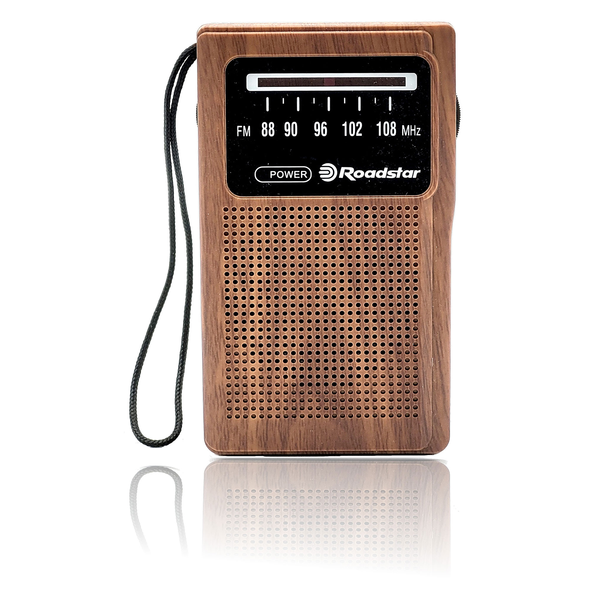 Radio portátil con altavoces Bluetooth, radios portátil AM FM con 2  altavoces estéreo de 3 W, radio Portabe recargable a batería, reloj  despertador y