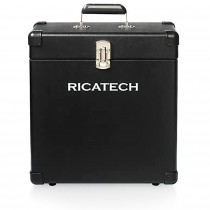 Ricatech RC0042N Maleta Discos Vinilo, Almacenar hasta 30LPs y Singles, Portátil, Negra ?>